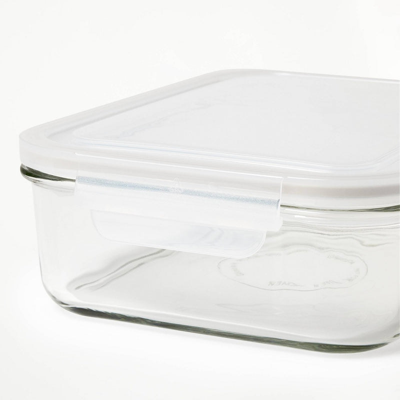 8pc (Set of 4) Glass Food Storage Container Set Clear - Figmint