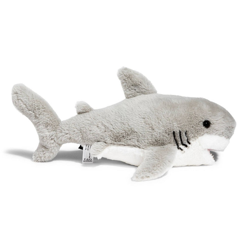 FAO Schwarz 15" Adopt A Wild Pal Endangered Great White Shark Plush