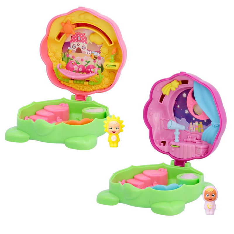 Little Changers by Cry Babies Eco-Friendly Flower Compact Miniature Playset (Styles May Vary)