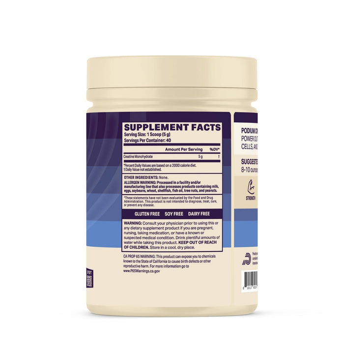 Podium Nutrition Creatine Monohydrate - Unflavored - 4.67oz/ 40 Servings