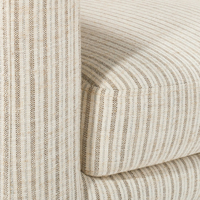 Vernon Accent Chair Tan Striped - Threshold designed with Studio McGee (LOCAL PICKUP ONLY)