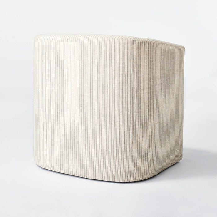 Vernon Accent Chair Tan Striped - Threshold designed with Studio McGee (LOCAL PICKUP ONLY)