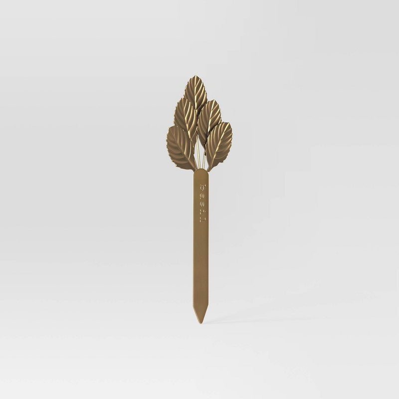 4pc Metal Herb Marker Set Gold - Smith & Hawken