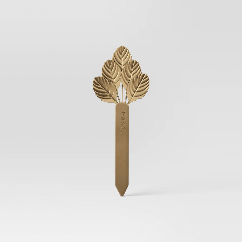 4pc Metal Herb Marker Set Gold - Smith & Hawken