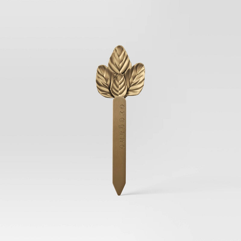 4pc Metal Herb Marker Set Gold - Smith & Hawken