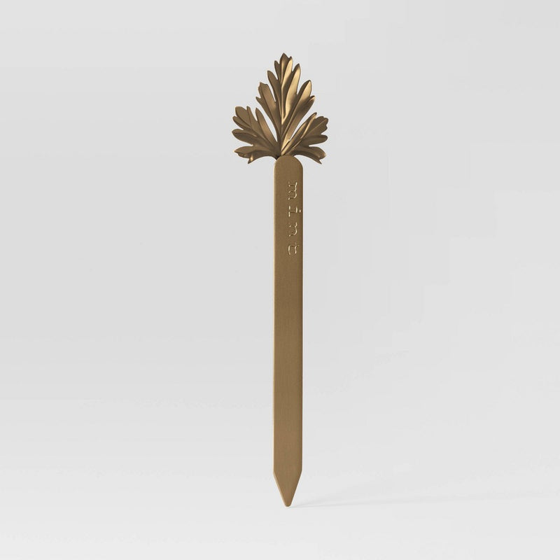4pc Metal Herb Marker Set Gold - Smith & Hawken