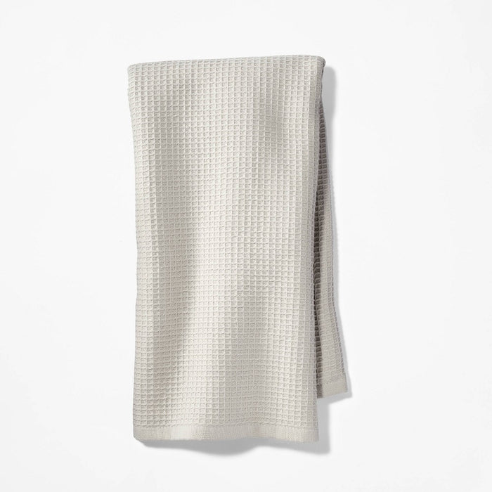 Waffle Kitchen Towel Light Gray - Figmint