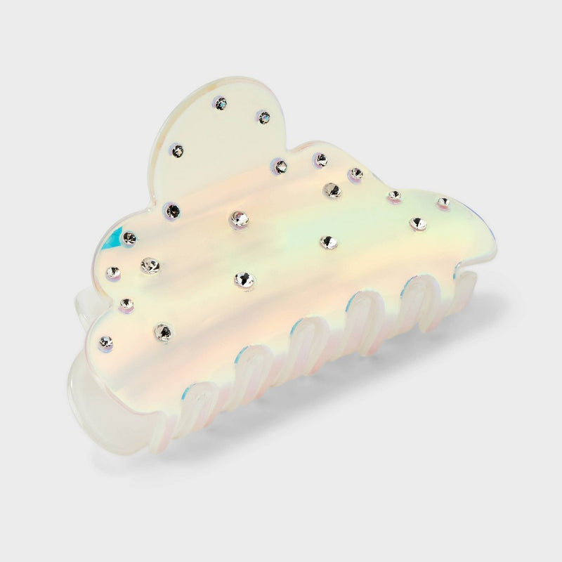 Rhinestone Cloud Claw Hair Clip - A New Day Iridescent