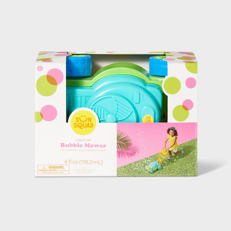 Light Up Bubble Lawn Mower - Sun Squad