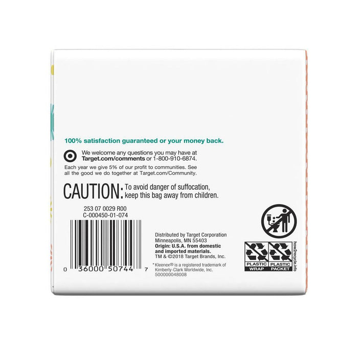 Facial Tissue Pocket Pack - 10ct/8pk - Up&Up (Compare to Kleenex)