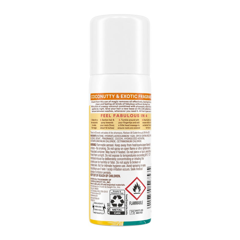 Batiste Tropical Exotic Coconut Dry Shampoo - 1.06oz