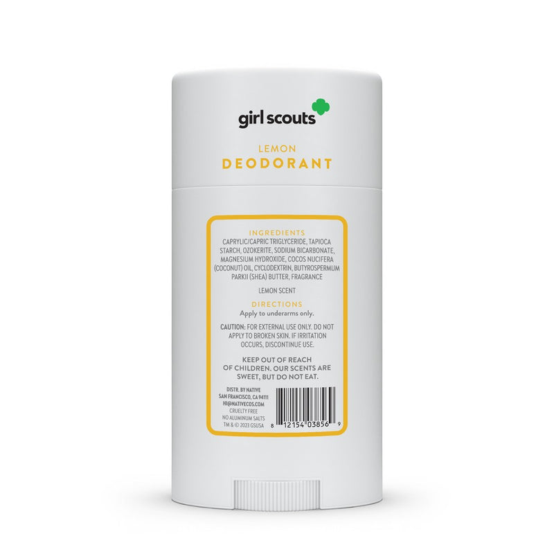 Native Limited Edition Girl Scout Lemon Cookie Deodorant - 2.65oz