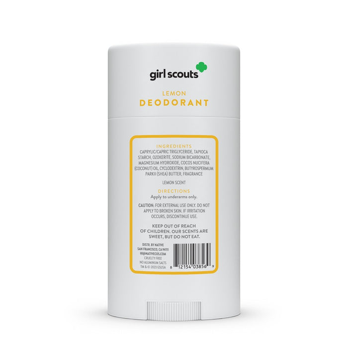 Native Limited Edition Girl Scout Lemon Cookie Deodorant - 2.65oz