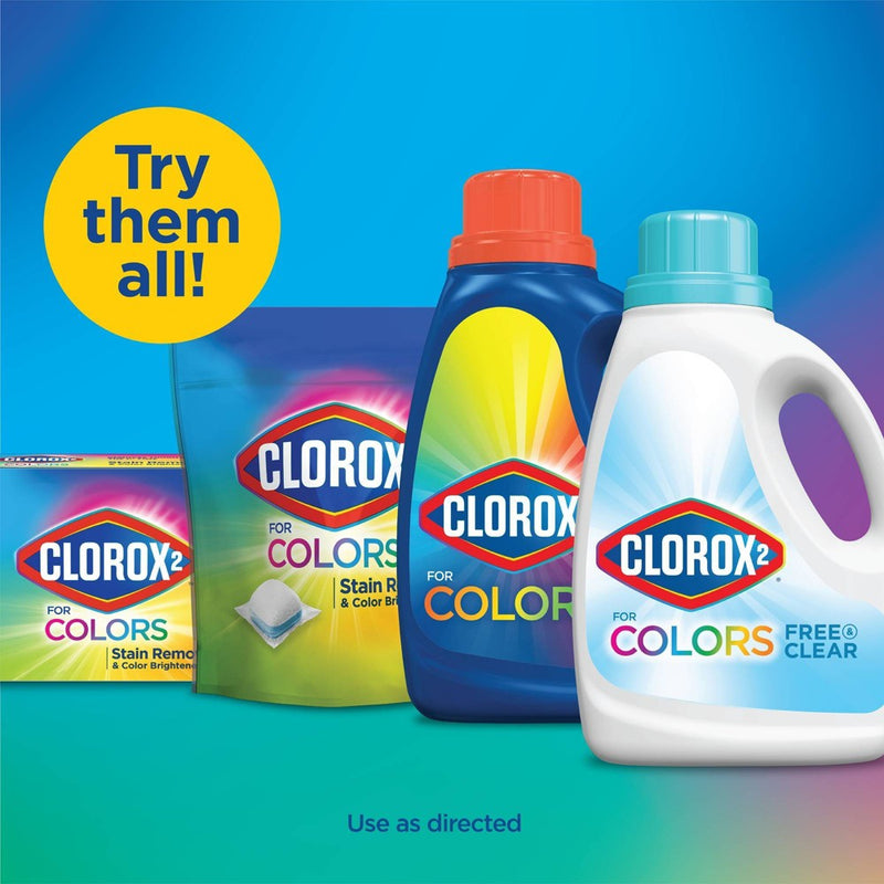 Clorox 2 for Colors Stain Remover and Color Brightener Packs - 40ct/25.4oz