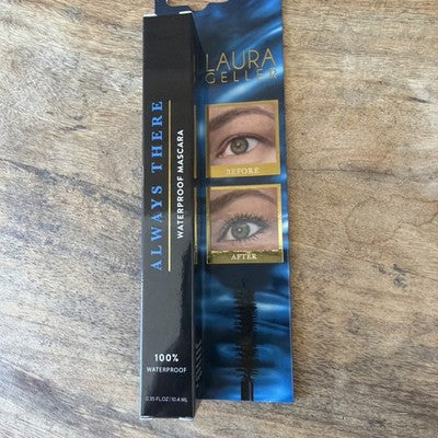 Laura Geller ALWAYS THERE Lengthening Waterproof Mascara, Black  .35 fl oz