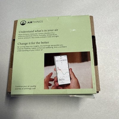 Airthings 322 Wave Enhance -Indoor Air Quality Monitor  NEW Free Shipping
