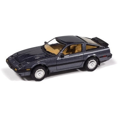 Johnny Lightning Diecast 1:64 Scale 1984 Nissan 300ZX Turbo Purple Gray Metallic Toy Vehicle