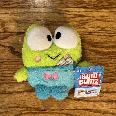 Hello Kitty 4.5" Keroppi Ice Cream Russ Berrie BumBumz Stuffed Animal