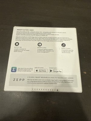 Amazfit Active 2 Premium Smart Watch (Square) Brand New SEALED