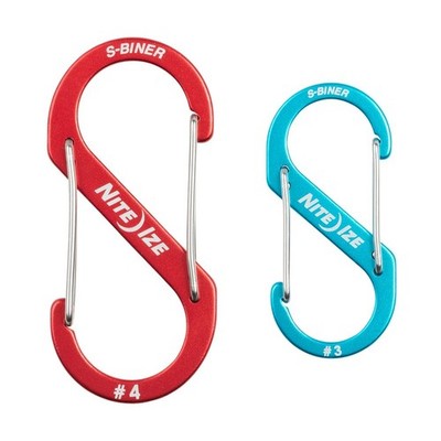 Nite Ize S-Biner Dual Carabiner Aluminum - Blue