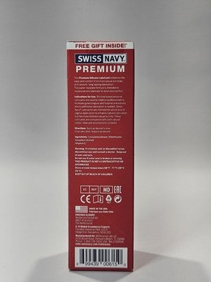 Swiss Navy Premium Super Silicone Personal Lubricant 3.1 fl oz Long Lasting