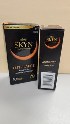 Lifestyles SKYN Elite Large Non-Latex Condoms, 10 Ct – Ultra Thin Fit