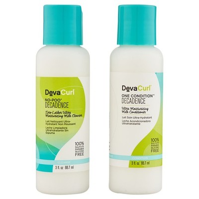 Deva Curl No-Poo Decadence 3 oz & One Condition Decadence 3 oz