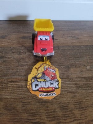 Tonka Chuck and Friends Dump Truck Chuck Pullback Vehicle