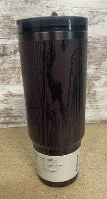 NWT STANLEY Protour Tumbler 30 oz. Redwood Woodgrain Flip Straw