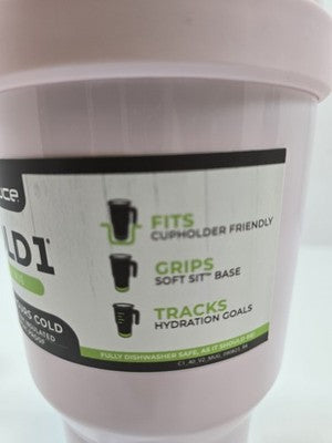 Reduce Cold1 Handle Mug 40 oz Rose Quartz 3 in 1 Lid *NWT*
