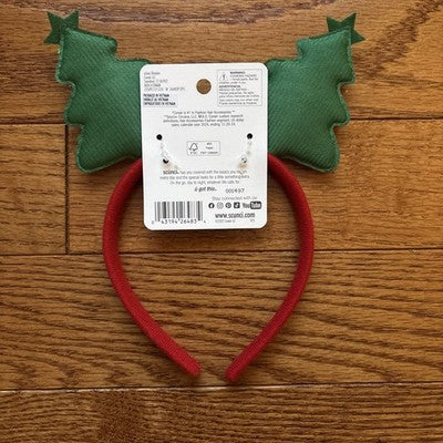 NWT Scunci Christmas Tree Sequined Holiday Headband by Conair
