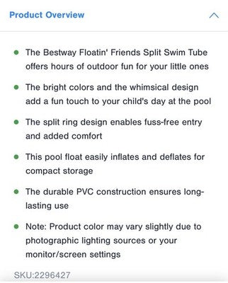 Bring On The Sun Animal Split Ring Turtle 3-6yrs One Swim Ring 19.5in. X 20.5in.