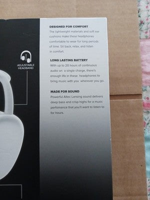 NEW Altec Lansing BOOST Wireless Over Ear Headphones MZX3007-WHTSIL - 2025 Model