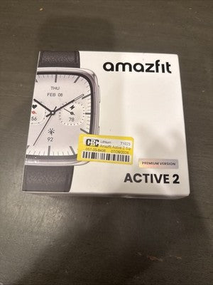 Amazfit Active 2 Premium Smart Watch (Square) Brand New SEALED