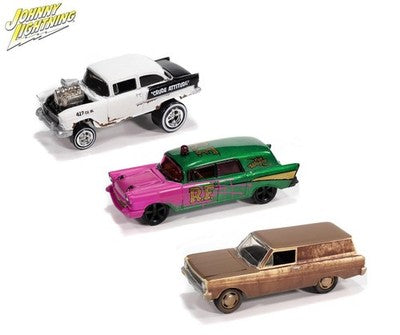 Johnny Lightning Diecast 1:64 Scale 1964 Ford Falcon Delivery Project in Progress Phoenician Yellow
