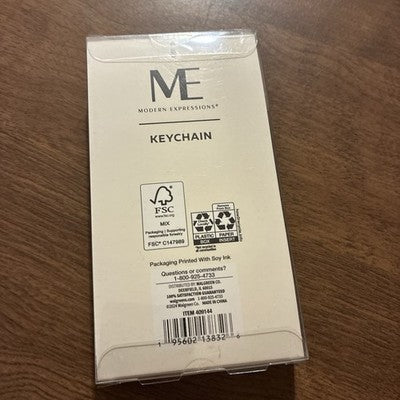 Modern  Expressions Monogram R Key Chain