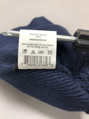 Navy Essential Beanie By Chillmeister