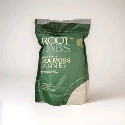 Root Labs Sea Moss Gummies with 92+ Minerals, Black Seed Oil, KSM-66 Ashwagandha (LOCAL PICKUP ONLY)