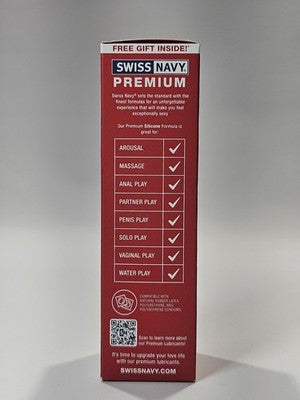Swiss Navy Premium Super Silicone Personal Lubricant 3.1 fl oz Long Lasting