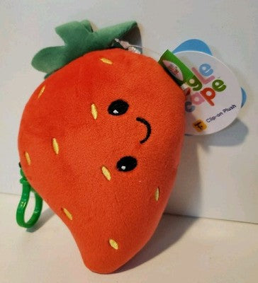 7" Summer Market Strawberry Backpack Clips - Gigglescape