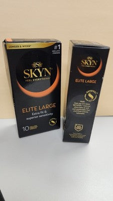 Lifestyles SKYN Elite Large Non-Latex Condoms, 10 Ct – Ultra Thin Fit