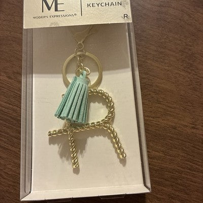 Modern  Expressions Monogram R Key Chain