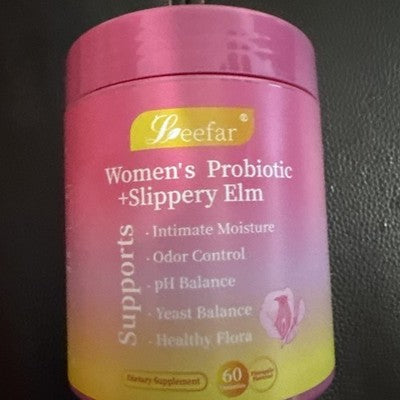 Leefar Women's Probiotic Slippery Elm Pineapple - 60 gummies - EXP: 1/2028