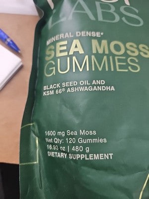 Root Labs Sea Moss Gummies with 92+ Minerals, Black Seed Oil, KSM-66 Ashwagandha (LOCAL PICKUP ONLY)