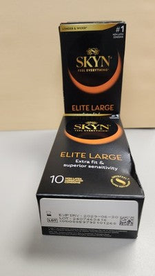 Lifestyles SKYN Elite Large Non-Latex Condoms, 10 Ct – Ultra Thin Fit