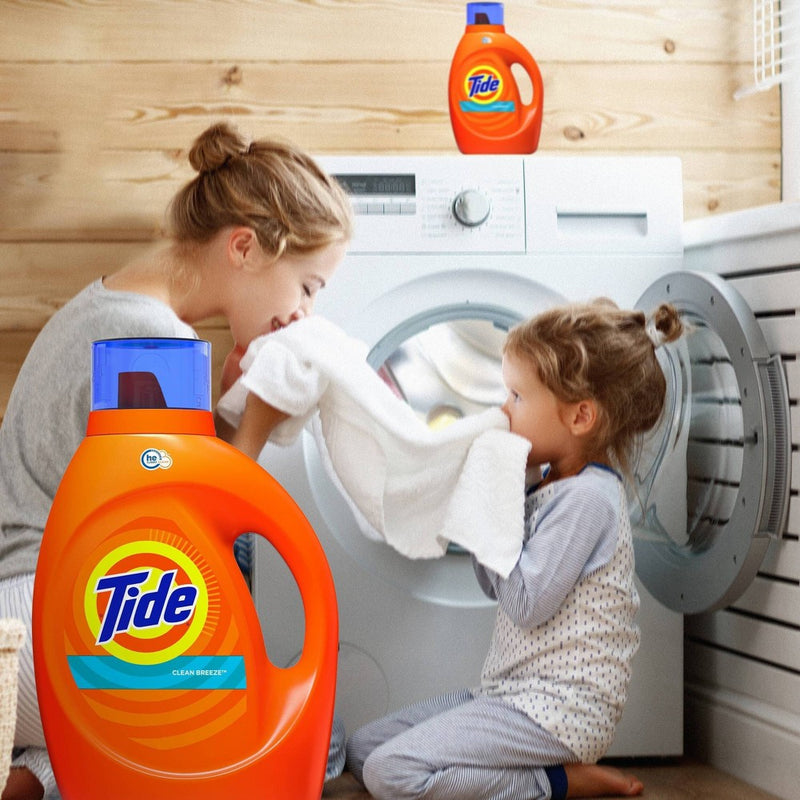 Tide Clean Breeze High Efficiency Liquid Laundry Detergent - 84 fl oz