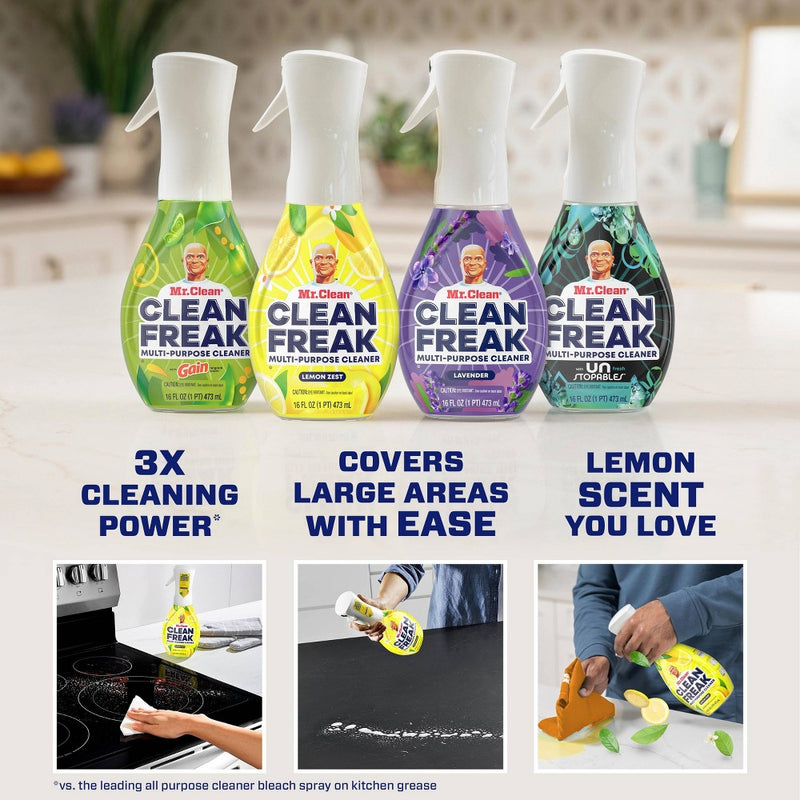 Mr. Clean Clean Freak Multi-Purpose Cleaner Refill - Lemon Zest - 16 fl oz