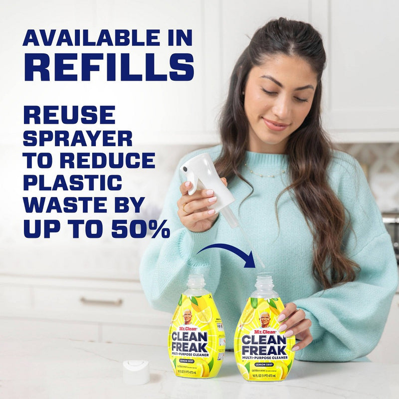 Mr. Clean Clean Freak Multi-Purpose Cleaner Refill - Lemon Zest - 16 fl oz