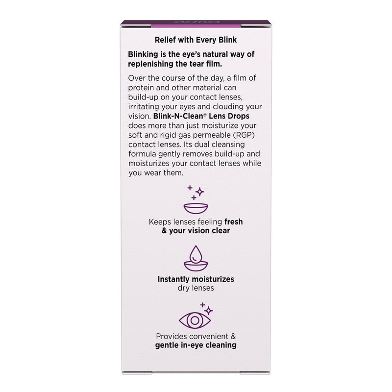 Blink N Clean Daily Use Lens Drops - 0.5oz