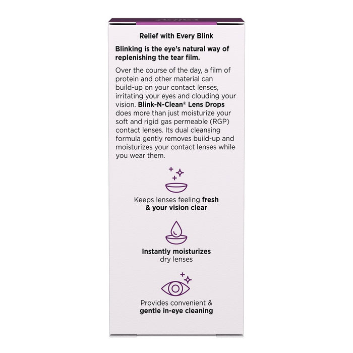 Blink N Clean Daily Use Lens Drops - 0.5oz